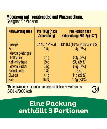 Mir coli Miracoli Classic Maccaroni Ready Meals - 14 Packs (3 Portions Each) | International Shipping Available - Buy Online on GoSupps.com