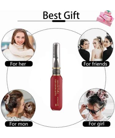 Red Hair Spray Colour for Kids Temporary Hair Chalk Comb Washable Hair Dye Instant Hair Dye for Christmas Halloween Birthdays Parties(Blue) (Red) - Buy Online on GoSupps.com