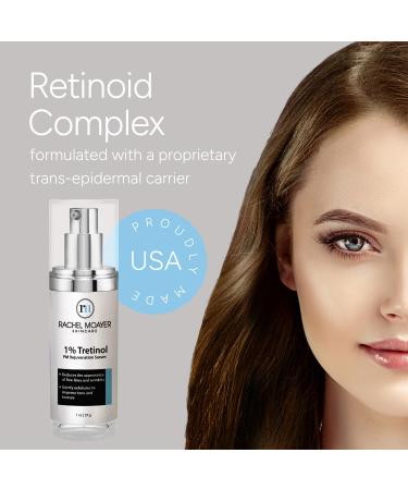 Rachel Moayer 1% Tretinol PM Rejuvenation Serum Anti Aging Serum for Women Rejuvenate Face Serum Ideal for Fine Lines & Wrinkles Skin Firming Serum for Face Exfoliates To Help Refine Tone & Texture - Buy Online on GoSupps.com