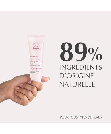 TAAJ | Anti-ageing cream - RASAYANA | Smoothing firming and plumping | Provides a targeted response against wrinkles fine lines and loss of firmness | Firmer skin | Vegan | 50 ml - Buy Online on GoSupps.com