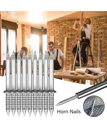 Buy Povanjer Mauerneails | 200-Piece Saxhorn Double Head Nail Set | Stainless Carbon Steel for Skirting Boards Concrete and Masonry - Durable & Robust - Buy Online on GoSupps.com