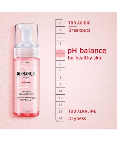 Derma.fique pH Restore Foaming Mousse - Gentle Soap & Paraben Free Face Cleanser 5.07 fl oz - Removes Impurities Ultra Mild & Effective for All Skin Types - Buy Online on GoSupps.com