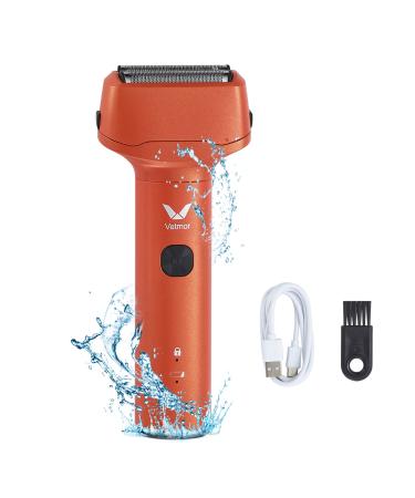 Electric Shavers Electric Razor Beard Trimmer for Men Orange