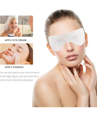 Healeved 75 Sheets Eye Mask Warm Compress Eye Patches Dry Eyes Blackout Eye Cover Papers Lip Films Warm Eye Compress Stye Eye Drops Light and Thin Invisible Sticker Non-woven Fabric White - Buy Online on GoSupps.com