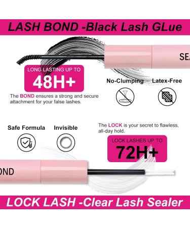 Shop Lash Clusters Kit | Fluffy 80D & 100D Individual Lashes | DIY Eyelash Extensions with Bond & Seal | Waterproof & Thick False Eyelashes - Buy Online on GoSupps.com
