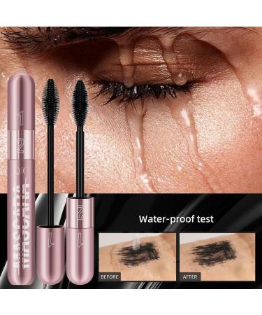 Curl Long Lasting Mascara 2 in 1 Mascara in a Small Strong Metal Tube Long Lasting Lengthening and Curling Mascara (Pink S) Blueish Green 1 ml (Pack of 1) - Buy Online on GoSupps.com