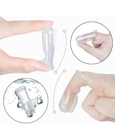 12Pcs Dog Finger Toothbrush Transparent Dog Toothbrush Set Cat Dog Silicone Finger Toothbrush Easy Pets Teeth Cleaning Toothbrush for Dogs Cats Dental Care - Buy Online on GoSupps.com
