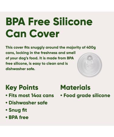 Beco Pet Food Can Cover Silicone Lids for Dog and Cat Food Universal Size to Fit Standard Pet Food Cans BPA Free Dishwasher Safe Blue - Buy Online on GoSupps.com