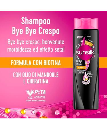  Sunsilk Sunsilk Bye Bye Bye Crespo Keratin & Oil Nourishing Shampoo for Crepes and Damaged Hair Intense Nourishing Moisturizing Action Brightening Nourishing - 5 x 250ml Bottles - Buy Online on GoSupps.com