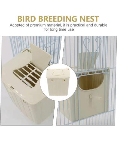 VILLCASE Chicken Nesting Box 2PCS Bird Breeding Hanging Bird Roosting Box Bird Incubation Box Parakeet Nesting Box for Lovebirds Cockatoo Budgie Parrotlets Chicken Nesting Box - Buy Online on GoSupps.com