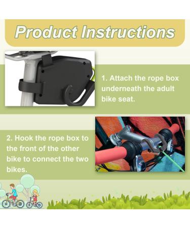 Yeria Tow Rope for Children - 2.5m Bike Traction Rope | Parent-Child Training & Towing Belt for MTB & Cycling - Buy Online on GoSupps.com