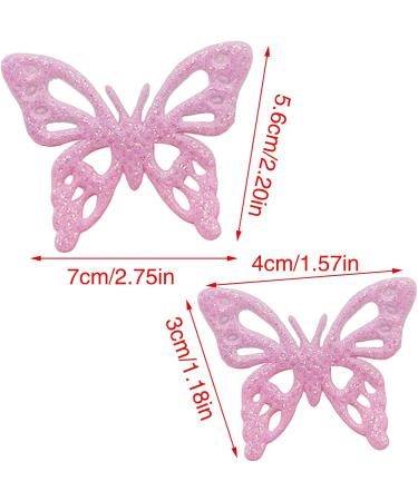 Patches Hair Clip Butterfly Hair Barrettes Lovely Handmade Glitter Hair Barrettes Hairstyle Accessories - Buy Online on GoSupps.com