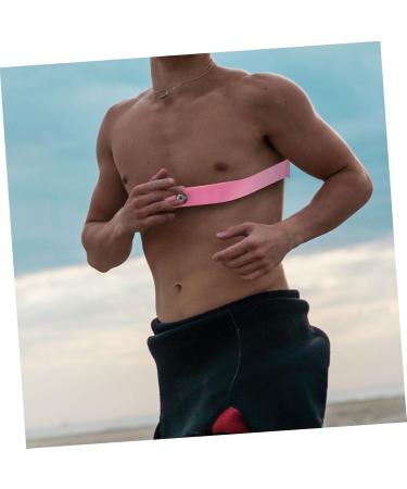 Dikaca Heart Frequency Breast Belt - Wireless Cardiac Monitor Replacement Strap | Sports Heart Rate Measuring Device - Pink 33.00x0.10cm - Buy Online on GoSupps.com