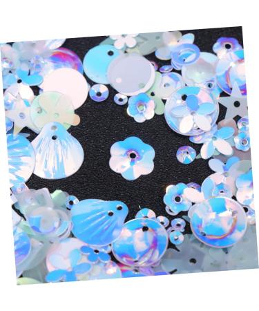 NUOBESTY 4 Packs Sequin Flowers Sequin Shapes Diy Pearls Spacer Beads Sequins Accessories Macaron - Buy Online on GoSupps.com