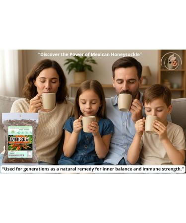 BEXPERTSUSA Muicle Capsules Forte + Herbal Tea Combo 90 Capsules(1200 mg/Serving) +4oz Loose Leaf,Justicia Spicigera (Mexican Honey Suckle) 100% Natural Supplement & Tea Set,Authentic,Vegan,Non-GMO - Buy Online on GoSupps.com