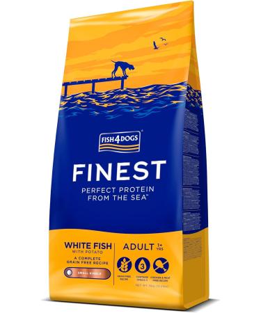 Fish4Dogs Finest Adult Complete White Fish - Small Croquette - 6 kg - Buy Online on GoSupps.com