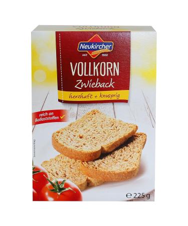Buy Pack of 2 Neukircher Wholemeal Rusks | 2 x 225g | Healthy Snacks Worldwide Shipping - Buy Online on GoSupps.com