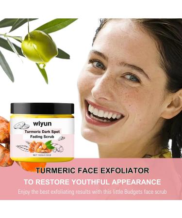 Turmeric Scrub Dark Spot Fading Turmeric Exfoliating Body Scrub Facial Peeling Brightening Exfoliating Scrubs Facial Scrub Exfoliator Natural Deep Cleansing Body Scrub Exfoliator Body Skin Care - Buy Online on GoSupps.com