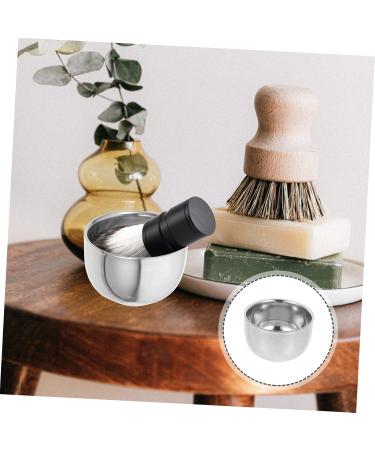 Premium Homocono Beard Brush & Aluminum Razor Cup Set | Men's Shaving Accessories - Reusable & Durable - Buy Online on GoSupps.com