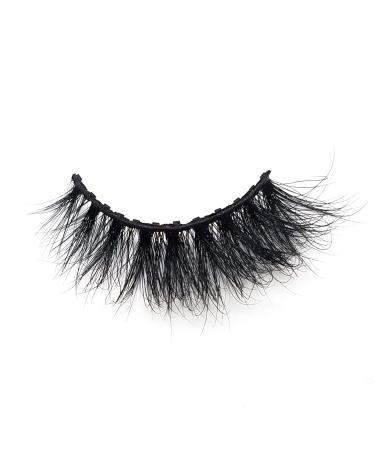 MISSLADY 12-Magnet Real Mink Magnetic Eyelashes Mink 18mm Long Wispy Fluffy Magnetic Lashes Mink (M3D-510  18mm  1 Pair without Eyeliner  Gift Box)