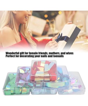 Nail Glass Paper Non-toxic Nail Art Cellophane Safe Eco-friendly 6 Box Lightweight Portable Fashionable for Home Use Professional Nail Salon - Buy Online on GoSupps.com