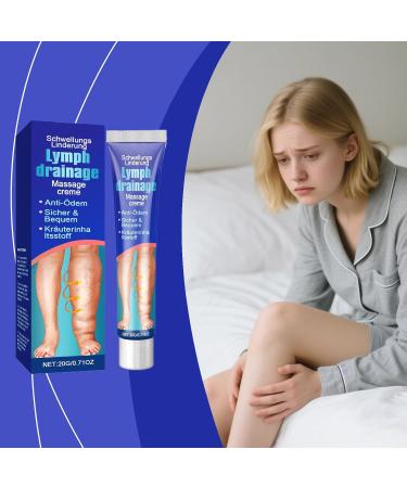 Cr me D' d me Des Jambes - Cr me De Massage Lymphdrainage Pour Le Swellingrelief | Formule L g re Avec Effet Hydratant Solution De Soins Des Veaux Support De Gestion Des d mes Pour Les Femmes - Buy Online on GoSupps.com