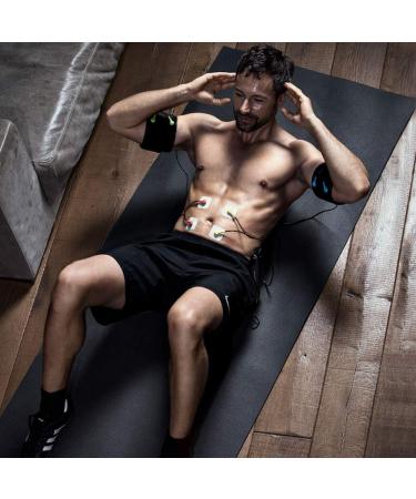 Beurer EM 95 EMS Home Studio Muscle Stimulation Device | High-End At-Home EMS Training with App & Virtual Coach | Includes Cuffs Electrodes & EM 37 Abdominal Muscle Belt - Black Standard Bundle - Buy Online on GoSupps.com