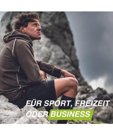 Buy 'Under Pressure' Sport Compression Stockings (18-21 mmHg) - Made in Germany | Sizes 43-46 M/L Black - International Shipping Available - Buy Online on GoSupps.com