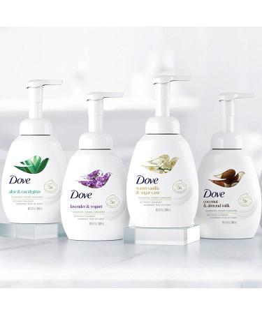 Dove Nourishing Foaming Hand Wash - Aloe & Eucalyptus, 10.1 Fl Oz (Pack of 4) - Cleans & Softens Hands - Buy Online on GoSupps.com