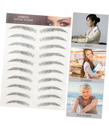 FOMIYES 36 Pcs Eyebrow Stickers Make up Kit Imitation Eyebrow -like Eyebrows Stickers 6d Post Pretty 1 count (Pack of 1) Blackx3pcs - Buy Online on GoSupps.com