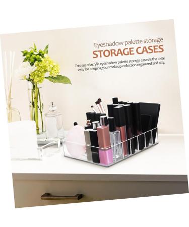 Cabilock 2pcs Drawers Dresser Eyeshadow Organizer Case Eyeshadow Palette Organizer Desktop Storage Box Set - Buy Online on GoSupps.com