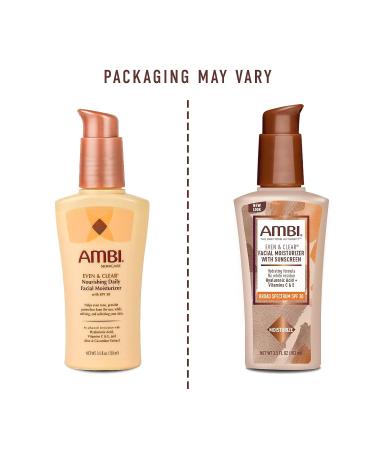 Ambi Even & Clear Daily Facial Moisturizer SPF 30 with Hyaluronic Acid and Aloe Vera 3.5 oz - Buy Online on GoSupps.com