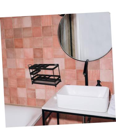 Buy Cabilock 4-Piece No-Drill Toothpaste Rack & Shower Organizer - Stylish Bathroom Storage Solution - Buy Online on GoSupps.com