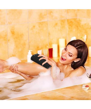 Buy 2 Pack African Network Bathing Sponge - Peeling Sponge for Men & Women (Black & Pink) - Buy Online on GoSupps.com