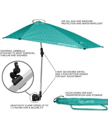 Sport-Brella Versa-Brella SPF 50+ Adjustable Umbrella with Universal Clamp Regular Midnight Blue - Buy Online on GoSupps.com