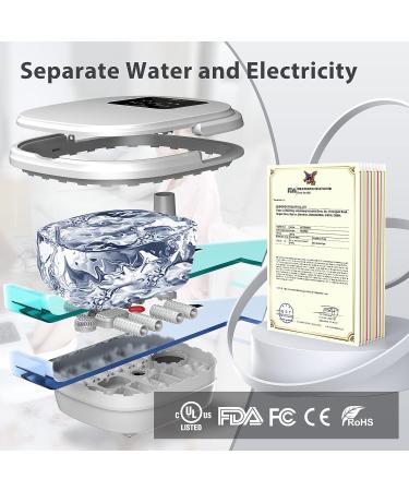 Bleoty Collapsible Foot Spa for Women with Heat, Massage, and Ozone Sterilization - Grey - Buy Online on GoSupps.com