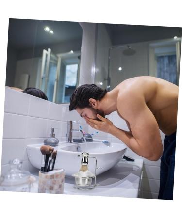 Frcolor Stainless Steel Razor Brush Holder Set - Luxury Travel Foam Shell & Rustproof Shaver Accessories for Men - Buy Online on GoSupps.com