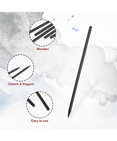 22 Pieces Wood Hair Sticks Chopsticks Pencil Hair Sticks Chopstick Black Long Hairpins Chinese Hair Chopsticks Hair Clips for Bun Hairstyles Decorative Accessories for Women Girls - Buy Online on GoSupps.com