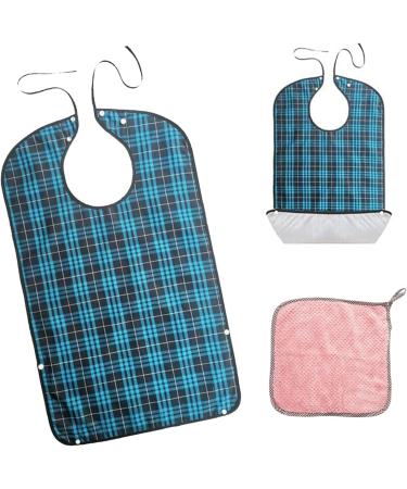 Karells Adult Bibs - Stylish & Functional 50x35cm Bibs for Men Women & Disabled | Perfect for Eating - Buy Online on GoSupps.com