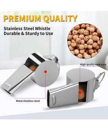 Willight 3-Piece Stainless Steel Trill Whistles | Loud Sports Pipes for Coaches & Referees | International Shipping - Buy Online on GoSupps.com