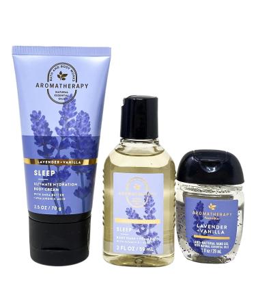 Bath and Body Works Aromatherapy Sleep Lavender + Vanilla Travel Size Gift Set - Perfect for Relaxation and Gifting - Buy Online on GoSupps.com