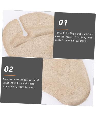 GLEAVI 15 Pairs Non-Slip Forefoot Pad Stickers | Adhesive Sandal Insoles for Women | Comfortable Cushion for Sandals Slippers & Shoes - Buy Online on GoSupps.com