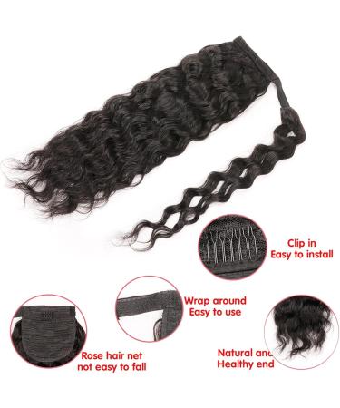 Hair Chignon Wrapping Ponytail Hair Extensions Bun Natural Wavy Ponytail 12-26 Inch Curly Ponytail Hair Clips for Black Women Messy Bun Hair Piece (Color : 100g Size : 16 inch) - Buy Online on GoSupps.com
