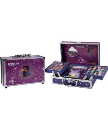 Lip Smacker Wish Makeup Traincase 50-pieces Kids Make-up Set for Girls with Colorful Lip and Face Palettes Nail Polishes Hair Accessories and Mirror Disney Princess Gifts for Endless Creativity - Buy Online on GoSupps.com