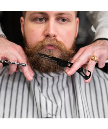 Rumyve Stainless Steel Mustache Comb - Portable Anti-static Grooming Tool - Buy Online on GoSupps.com