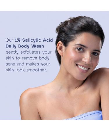 ARA_TA 1% Salicylic Acid Body Wash - Cleanses & Exfoliates Body Acne & Bumpy Skin | 300ml Shower Gel for All Skin Types - Buy Online on GoSupps.com