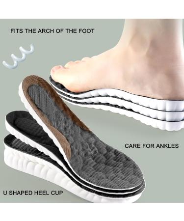Men's Sole Inserts for Hiking - Arch Support Insoles for Flat Feet | Shock Absorbing Comfort (Size L: 9.5-10 - Buy Online on GoSupps.com