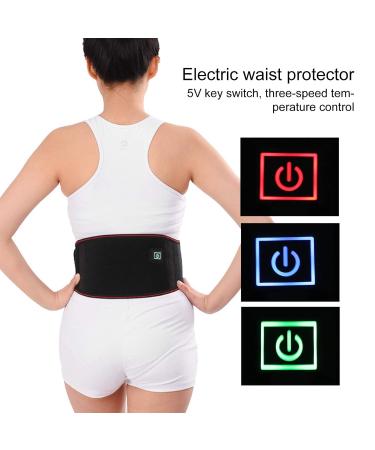 Heating Belt for Back Pain Relief | USB Electric Back Warmer & Support | Comforting Heating Pillow & Belly Belt - Buy Online on GoSupps.com