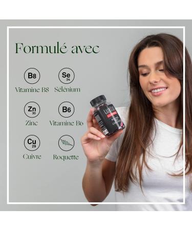 Lux ol Biotine 1000 g Favorise la Pousse des Cheveux Made in France 90 G lules 28 6 g & Gummies Pousse Cheveux - Stimulation Du Bulbe Capillaire - Ar me Naturel Go t Fraise - 60 Gummies - Buy Online on GoSupps.com