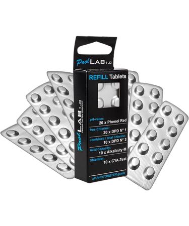 PoolLab 1.0 Refill Pack - International Shipping for Water Testing Solutions - Buy Online on GoSupps.com